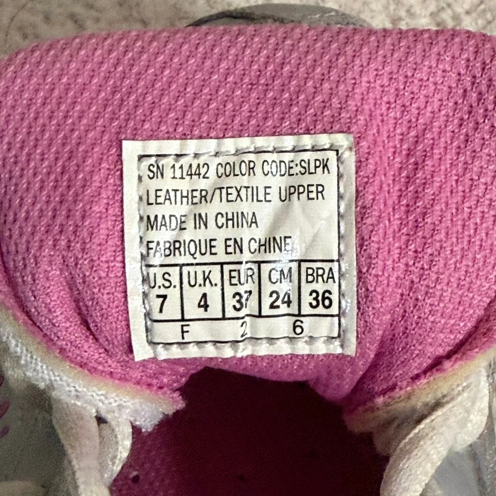 Skechers Size‎ 7 Sport Muse 11442 Silver/Pink/Wht Sneakers Athletic Shoes